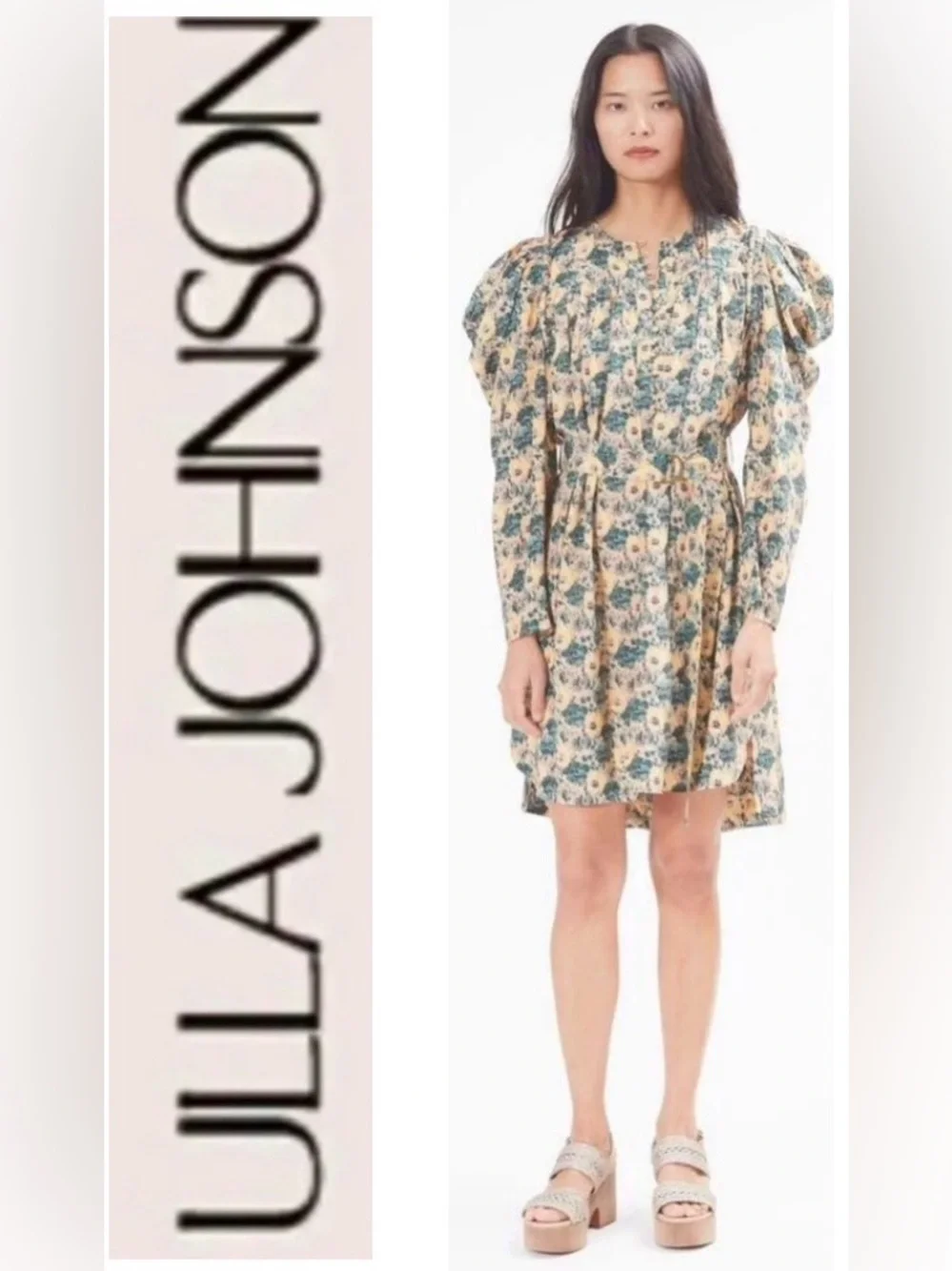 Ulla Johnson Elaine floral mini dress size 2- NWOT $650
